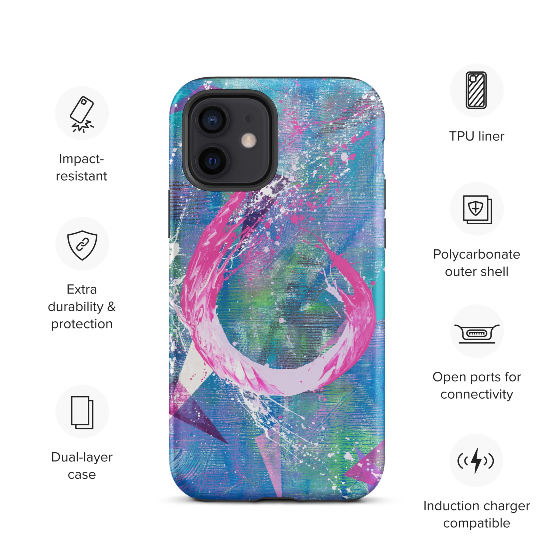 Expressive Introvert iPhone case