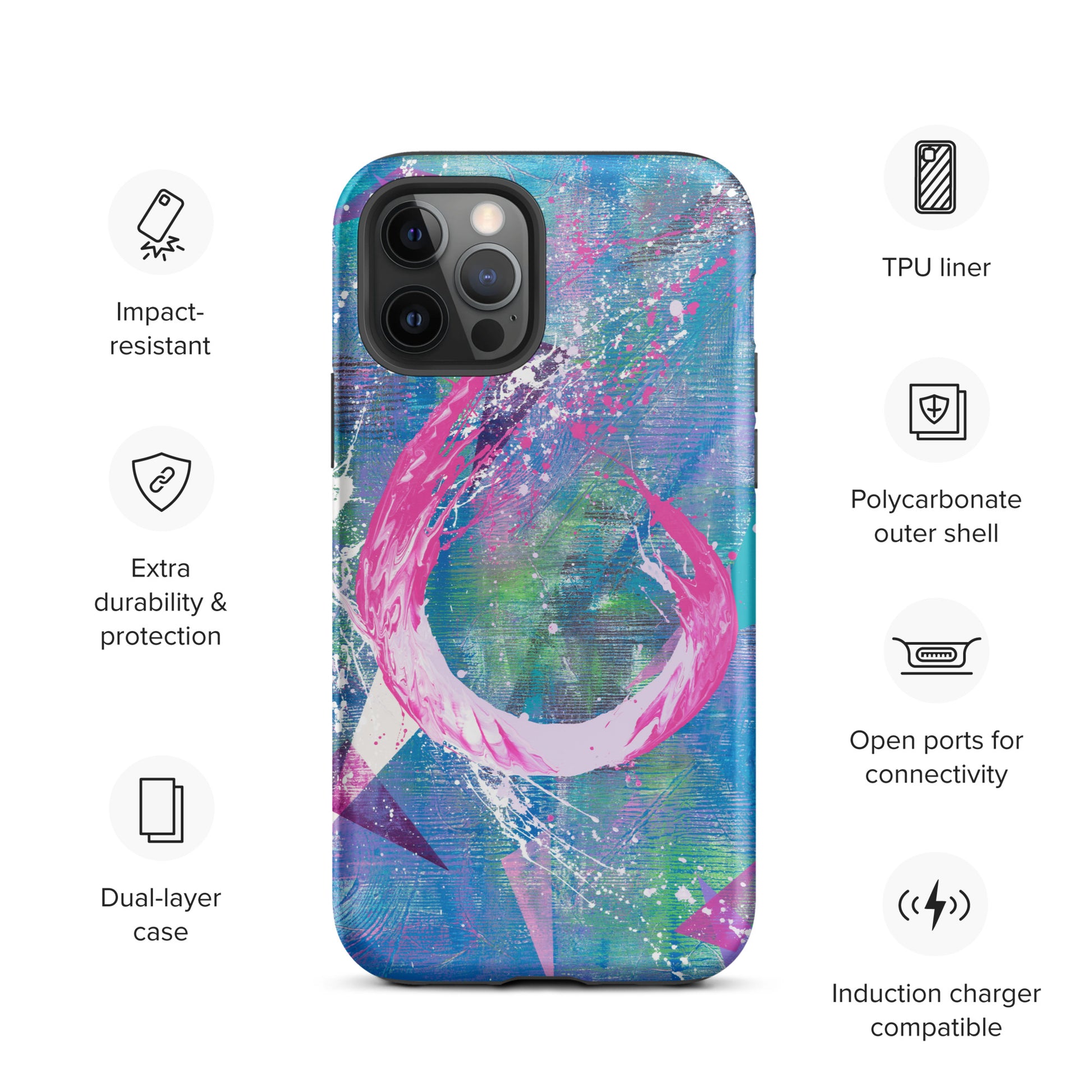 Expressive Introvert iPhone case