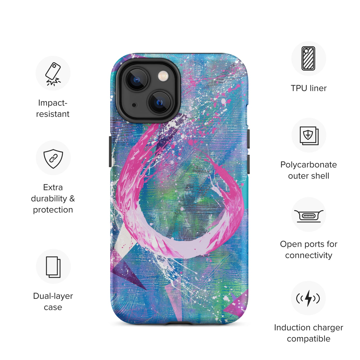 Expressive Introvert iPhone case