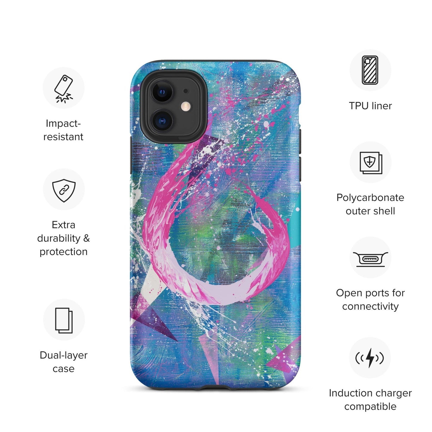 Expressive Introvert iPhone case